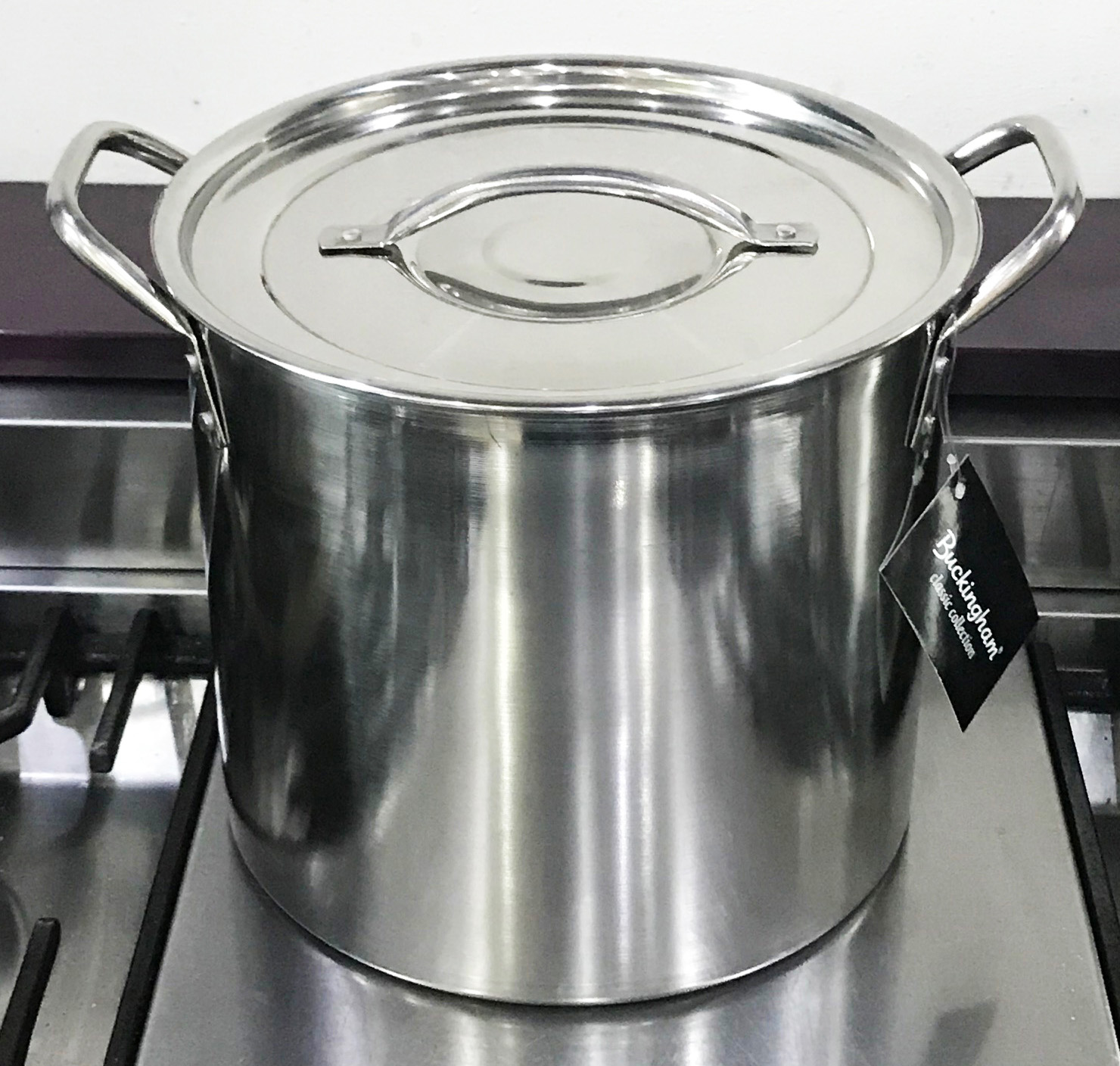 Buckingham Stainless Steel Stock Pot, 23 cm, 8 L