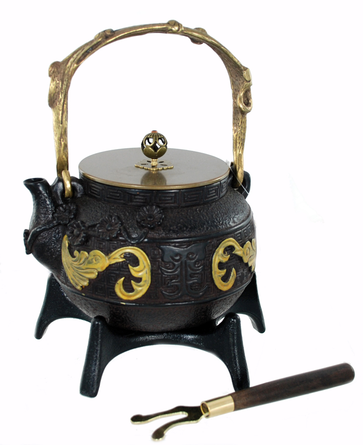 Buckingham Handmade Japanese Style Cast Iron Teapot Kettle 1500 ml Gift Box Set
