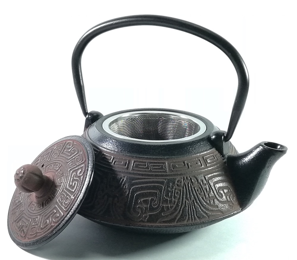 Buckingham Aztec Tetsubin Japanese Style Cast Iron Teapot Kettle Tea Pot 800 ml