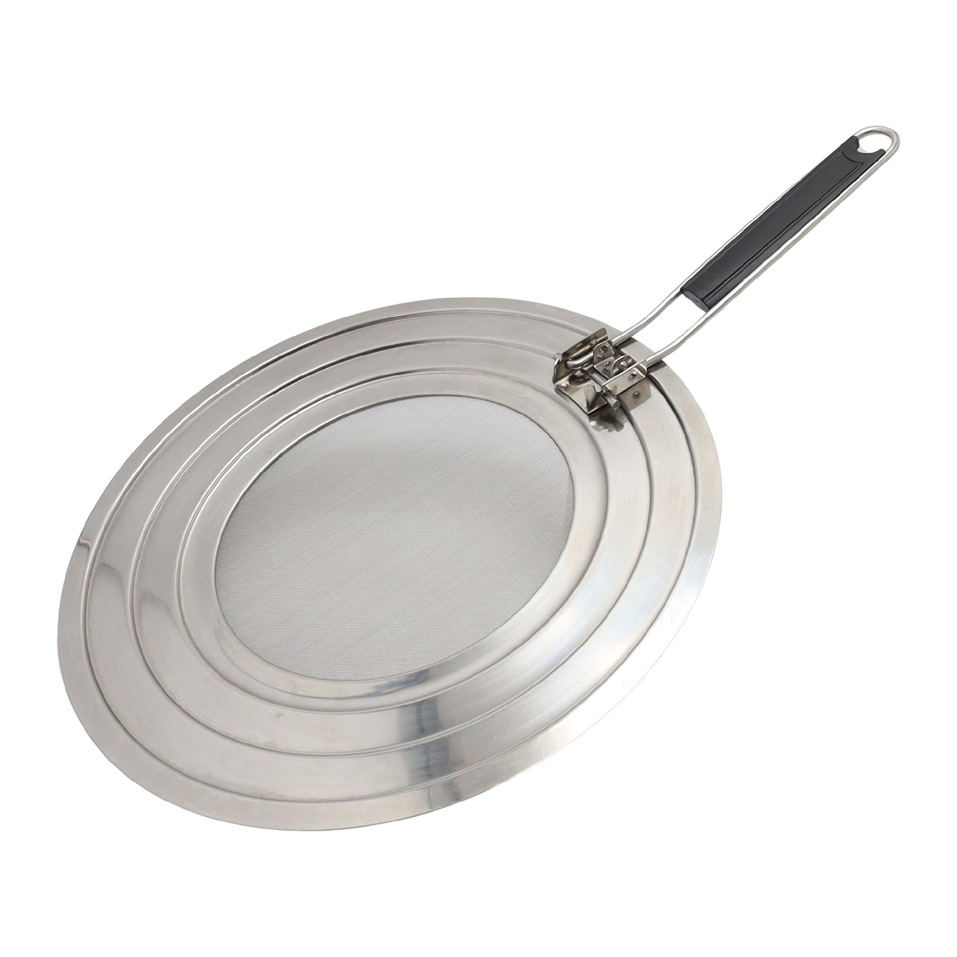 Buckingham Stainless Steel Fine Mesh Multi-Pan Splatter Screen with Folding Handle 30 cm