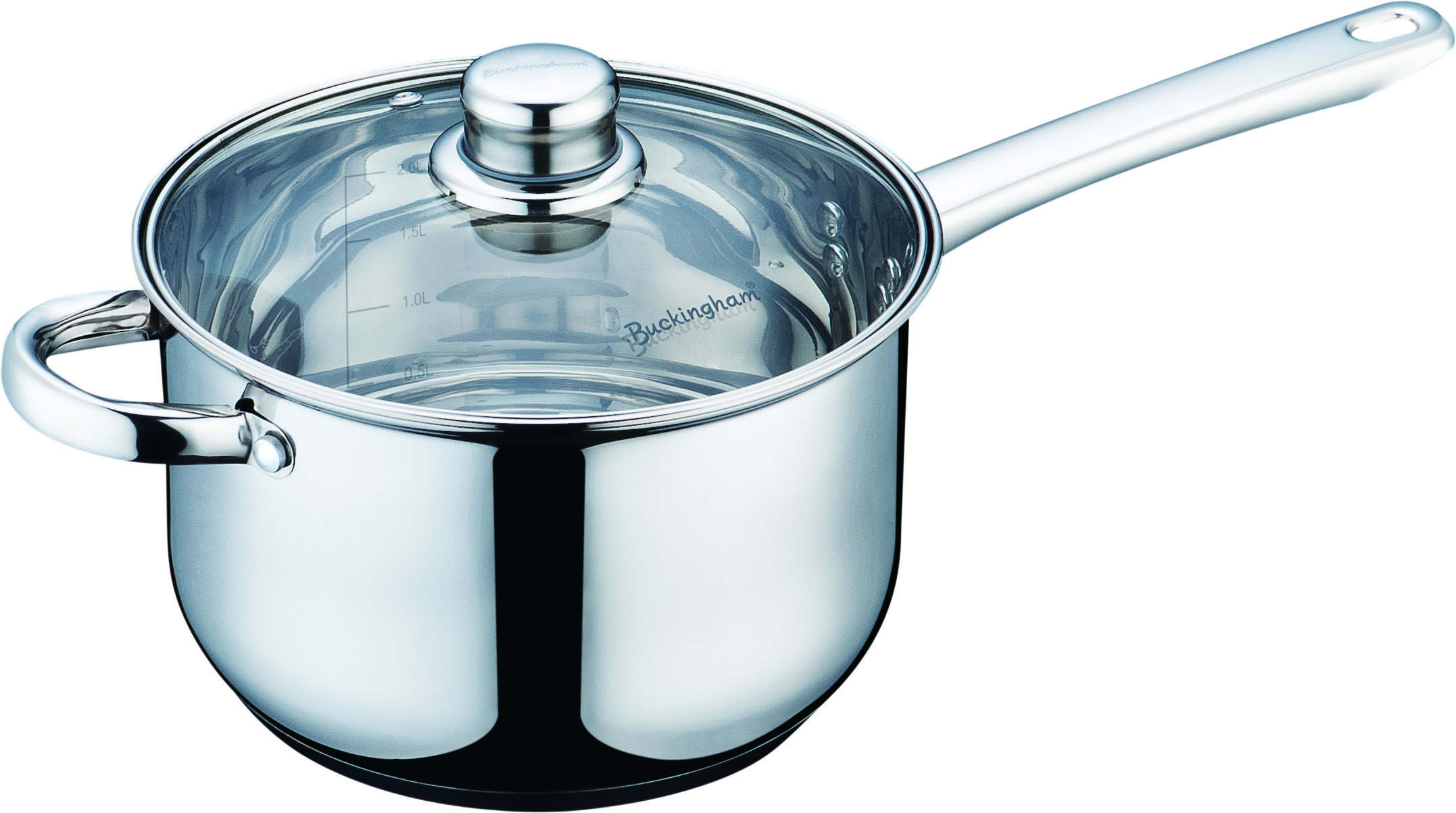 Buckingham Premium Induction Stainless Steel Saucepan 20 cm/ 3.8 L 