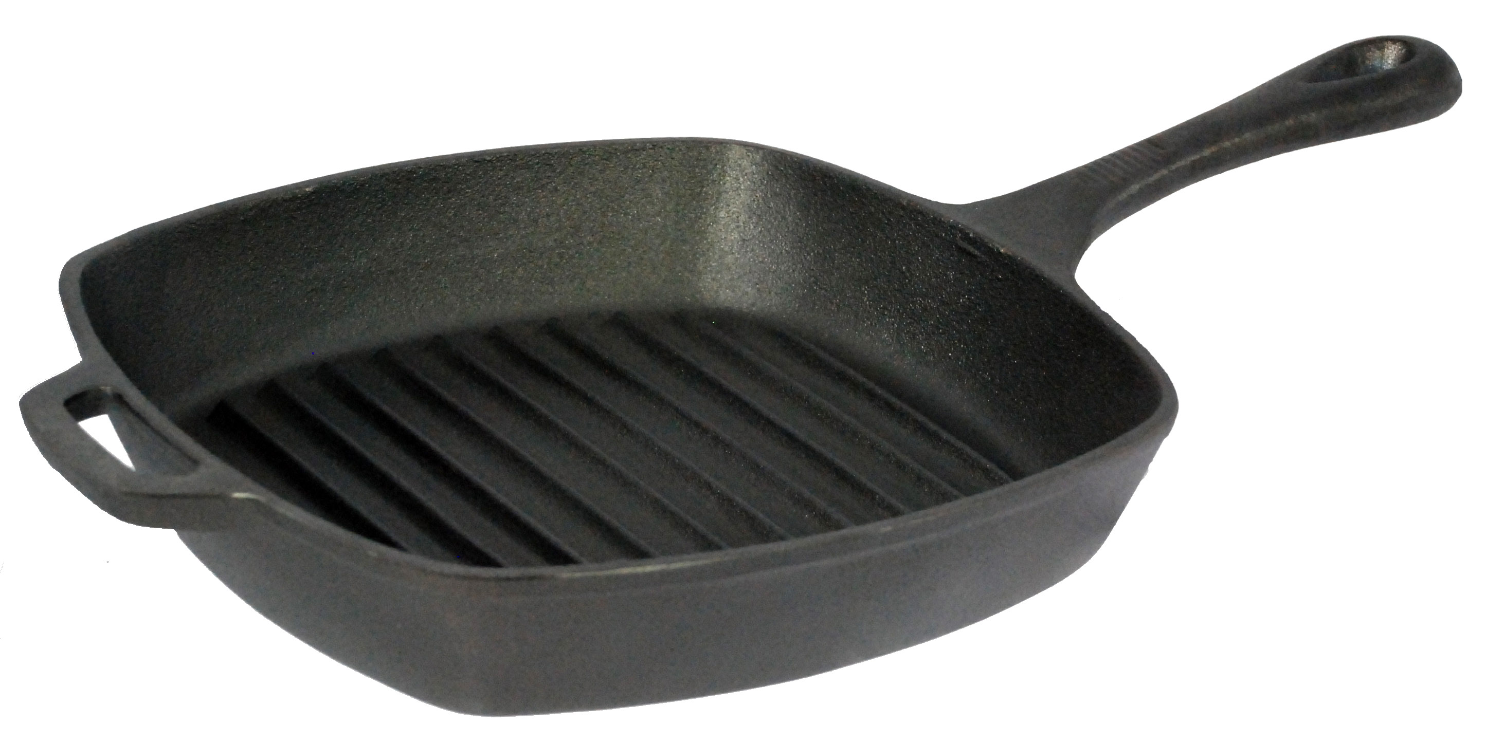 Buckingham Pre-seasoned Cast Iron Square Grill Pan 26.5cm