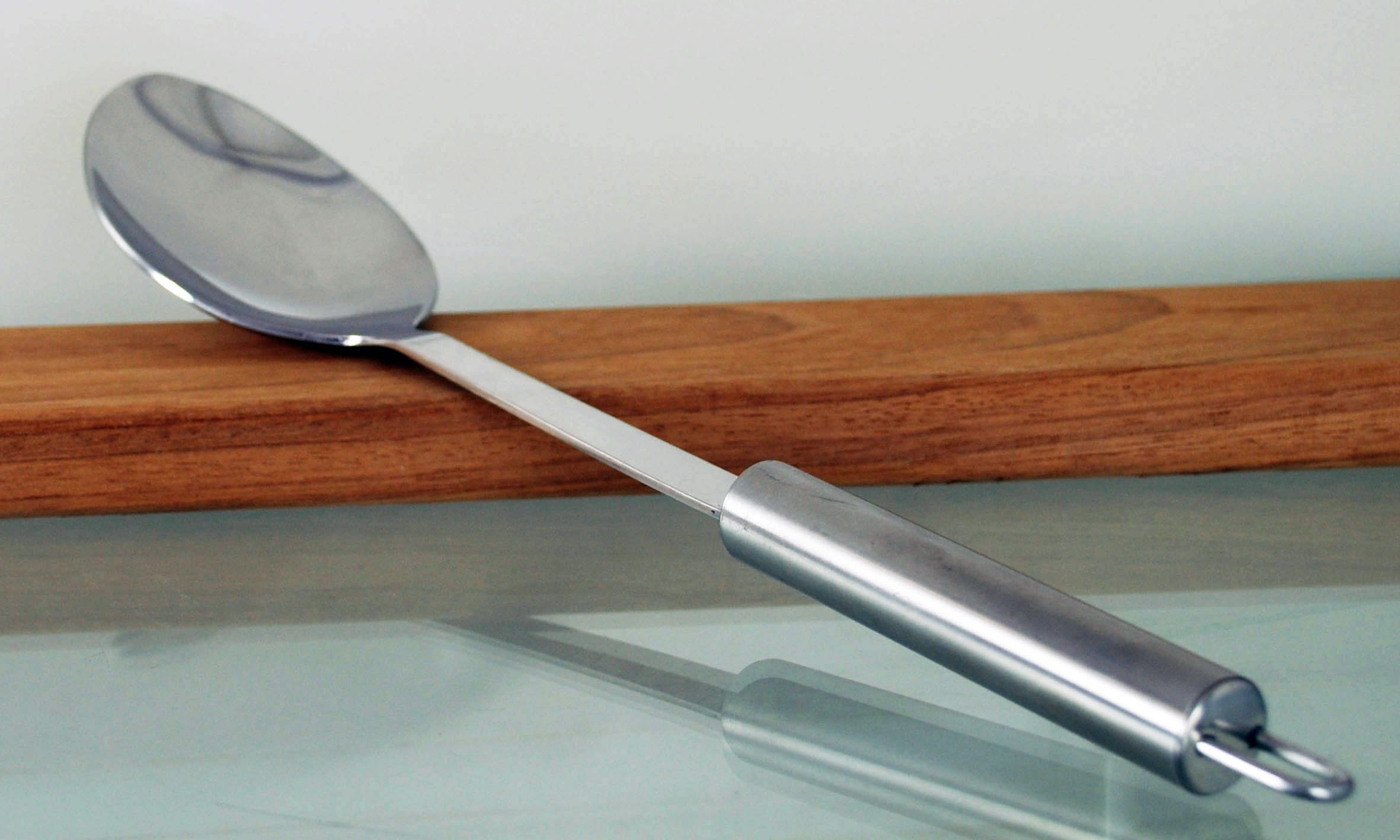 Buckingham Stainless Steel Solid Serving Spoon 