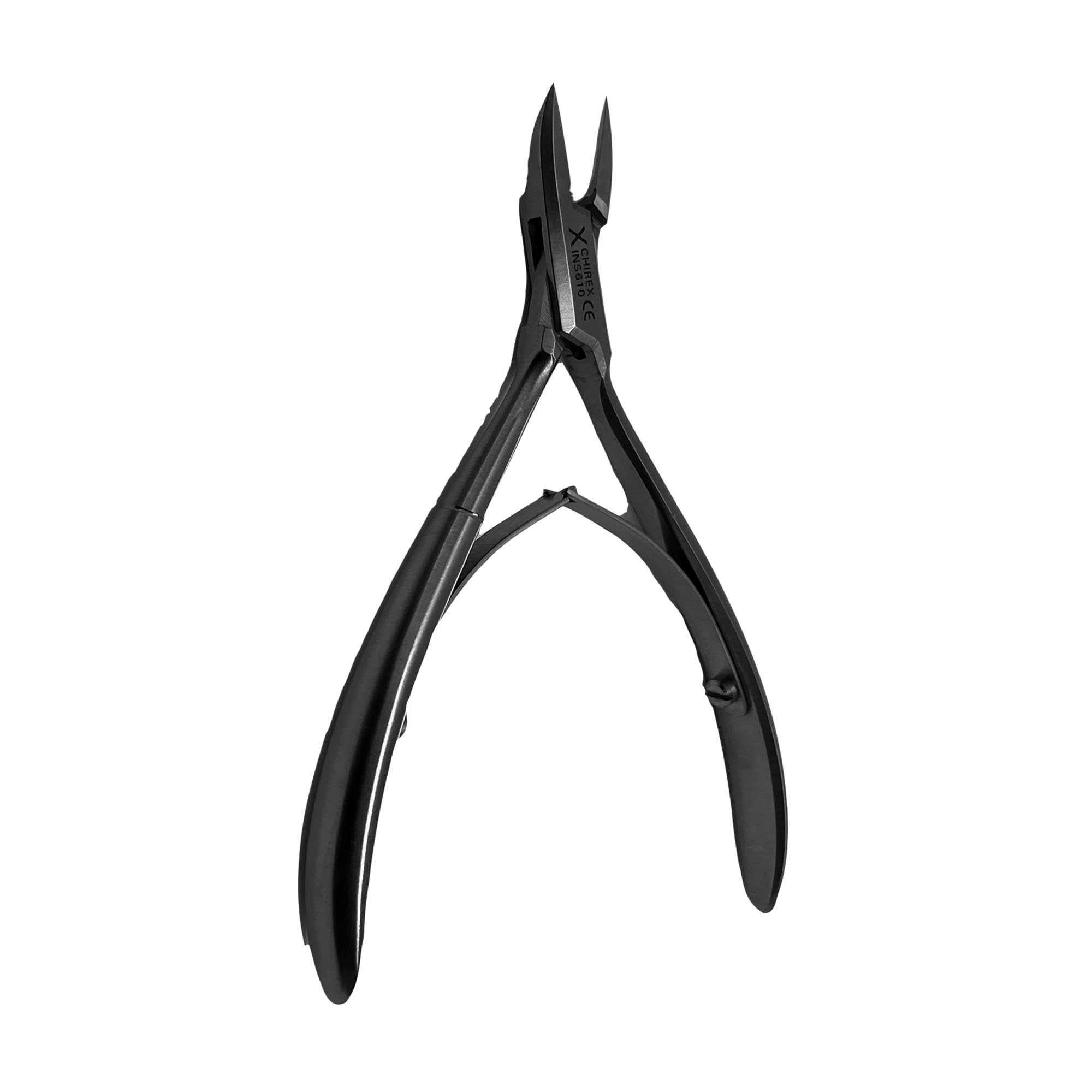 Black Matte Titanium Straight Cutting Edge - Ingrow Regular - 10cm - Nippers