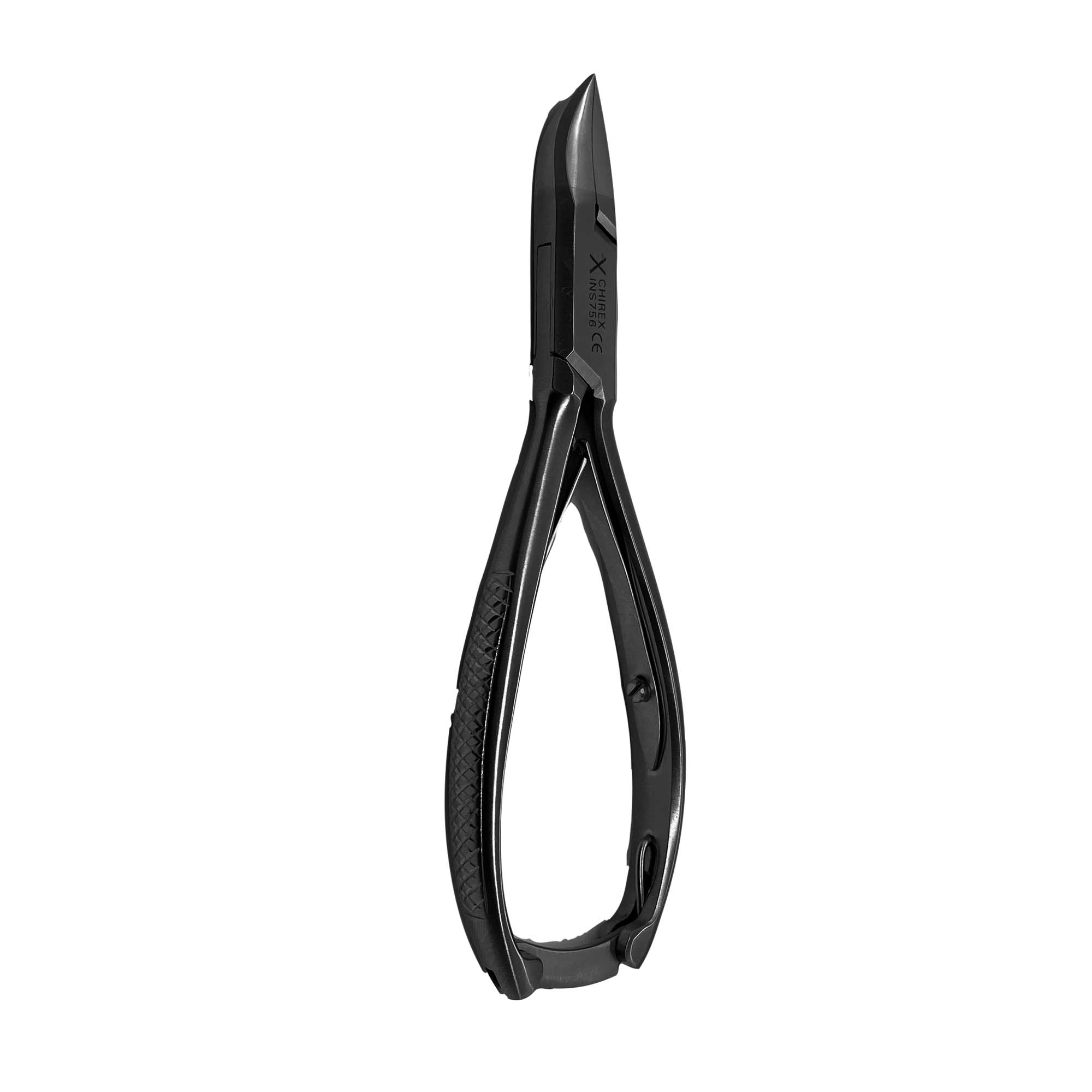Black Matte Titanium General Purpose Nippers - Concave Textured Handle - 14cm