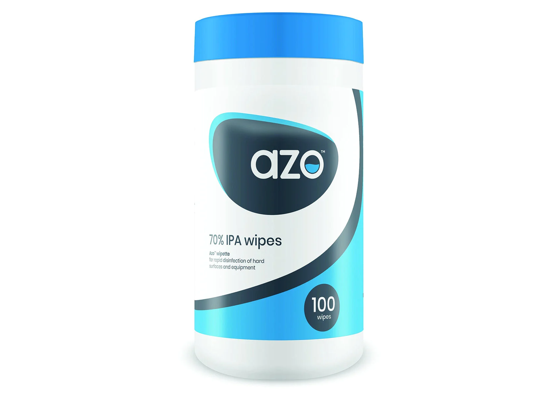 Azo™ Wipette 70% IPA Disinfectant Wipes x 100 wipes - AZO100