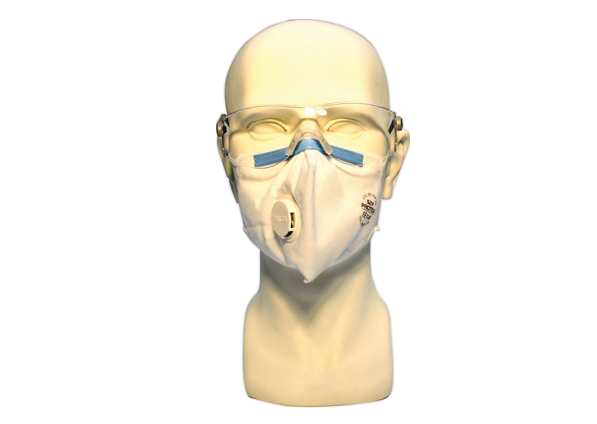 Protext Cotton S2v Mask - Loop with Valve - Pack of 20 - Face Masks / Masks