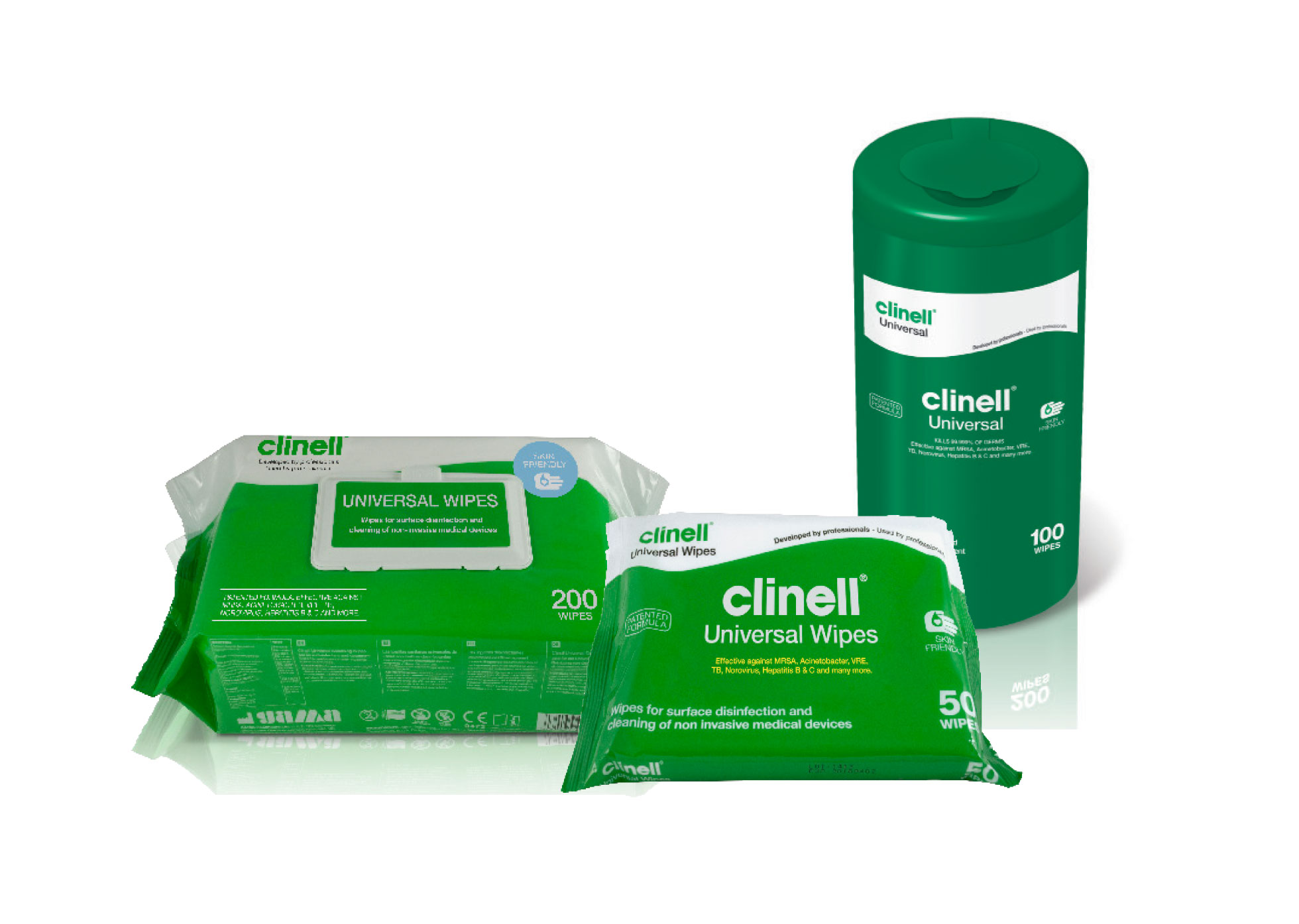 Clinell Universal Wipes - Pack of 40