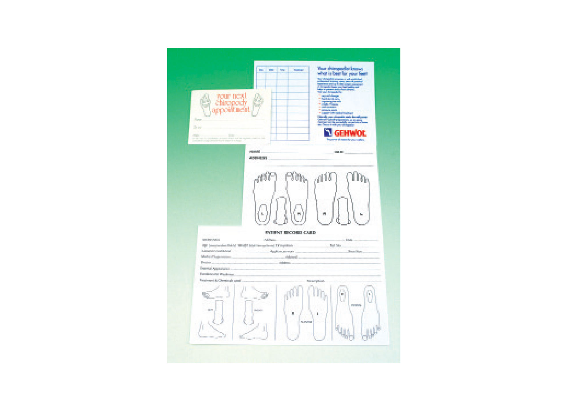 Patient Record Cards - 8"x5" -Pack of 100 - White