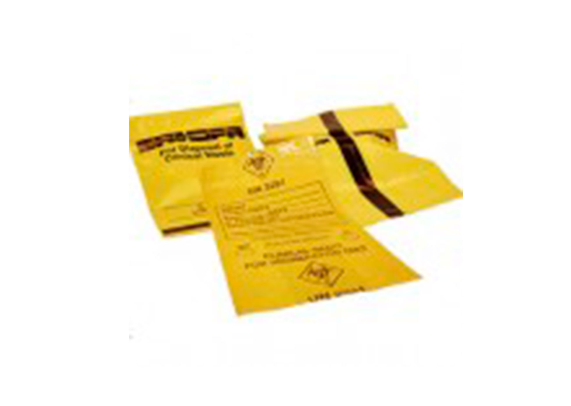 Yellow Disposable Bags - 10"x18" - Pack of 200