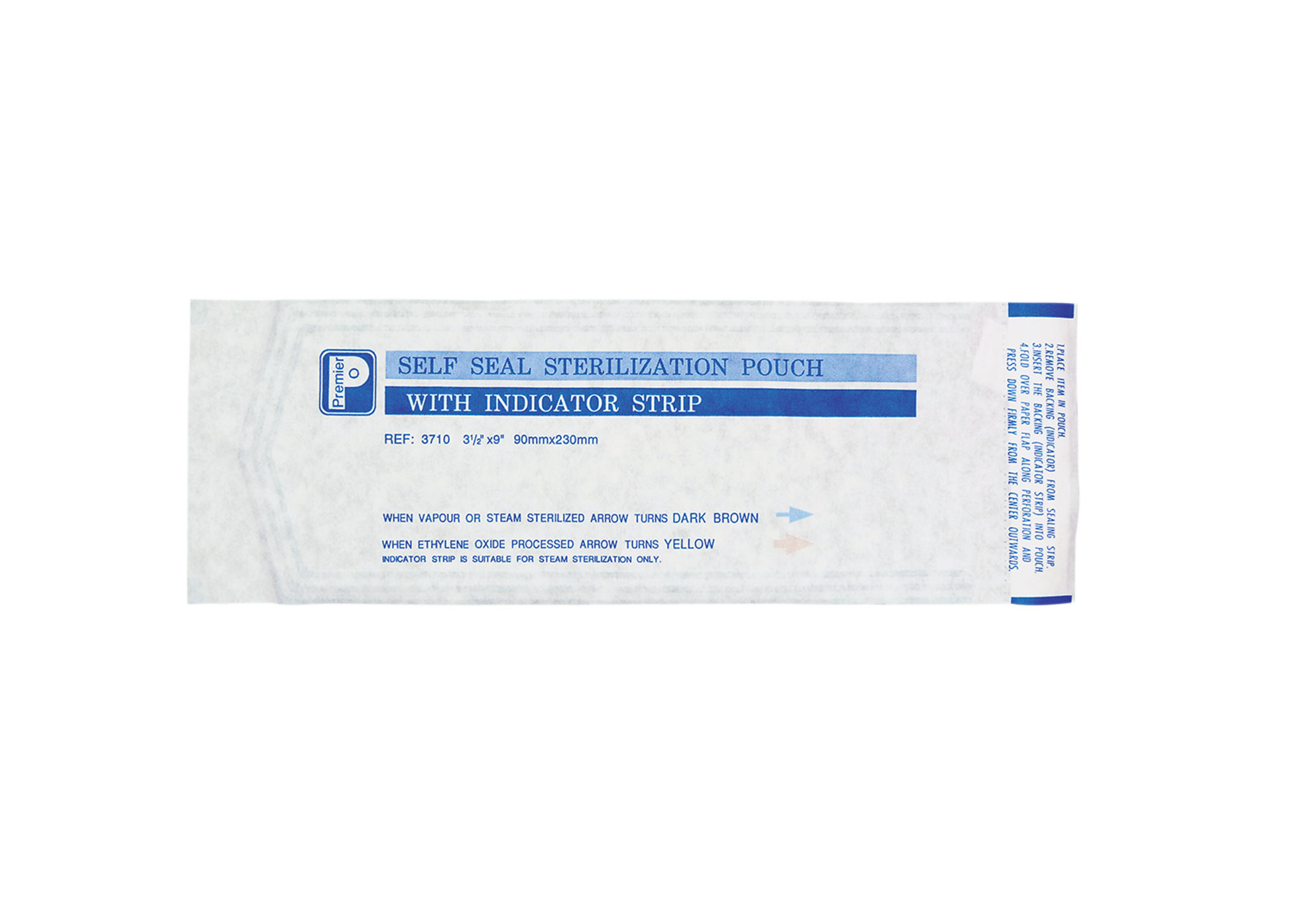 Autoclave Bags / Pouches - Self Seal - 254 x 133mm - Box 200