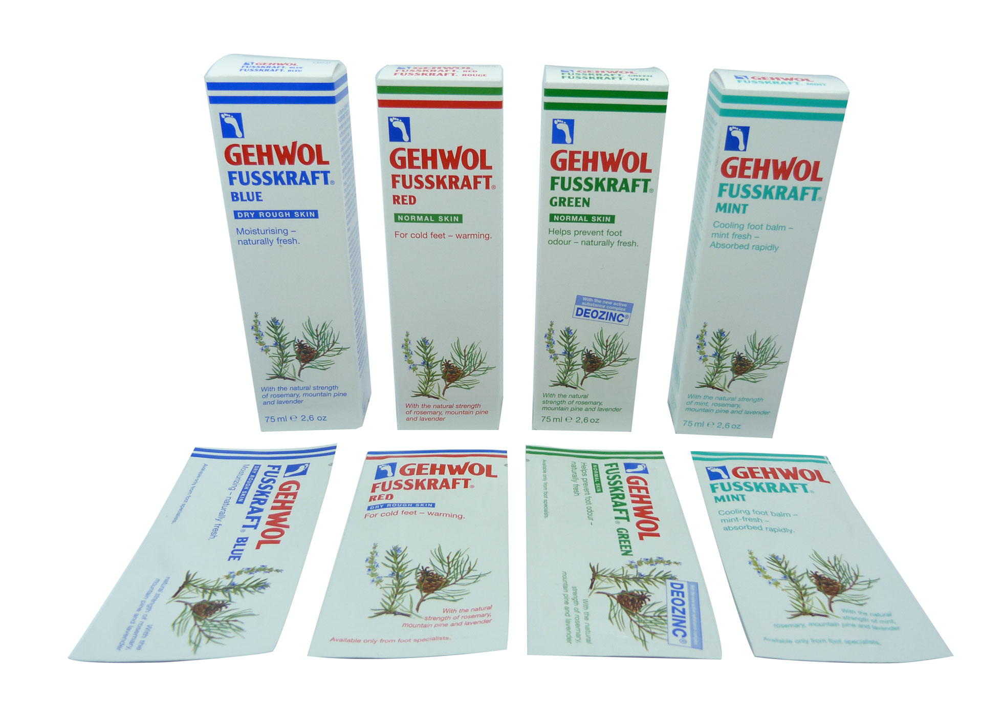 Gehwol Display/Promotional/Starter Kits/Misc -Sample Sachets - 10ml