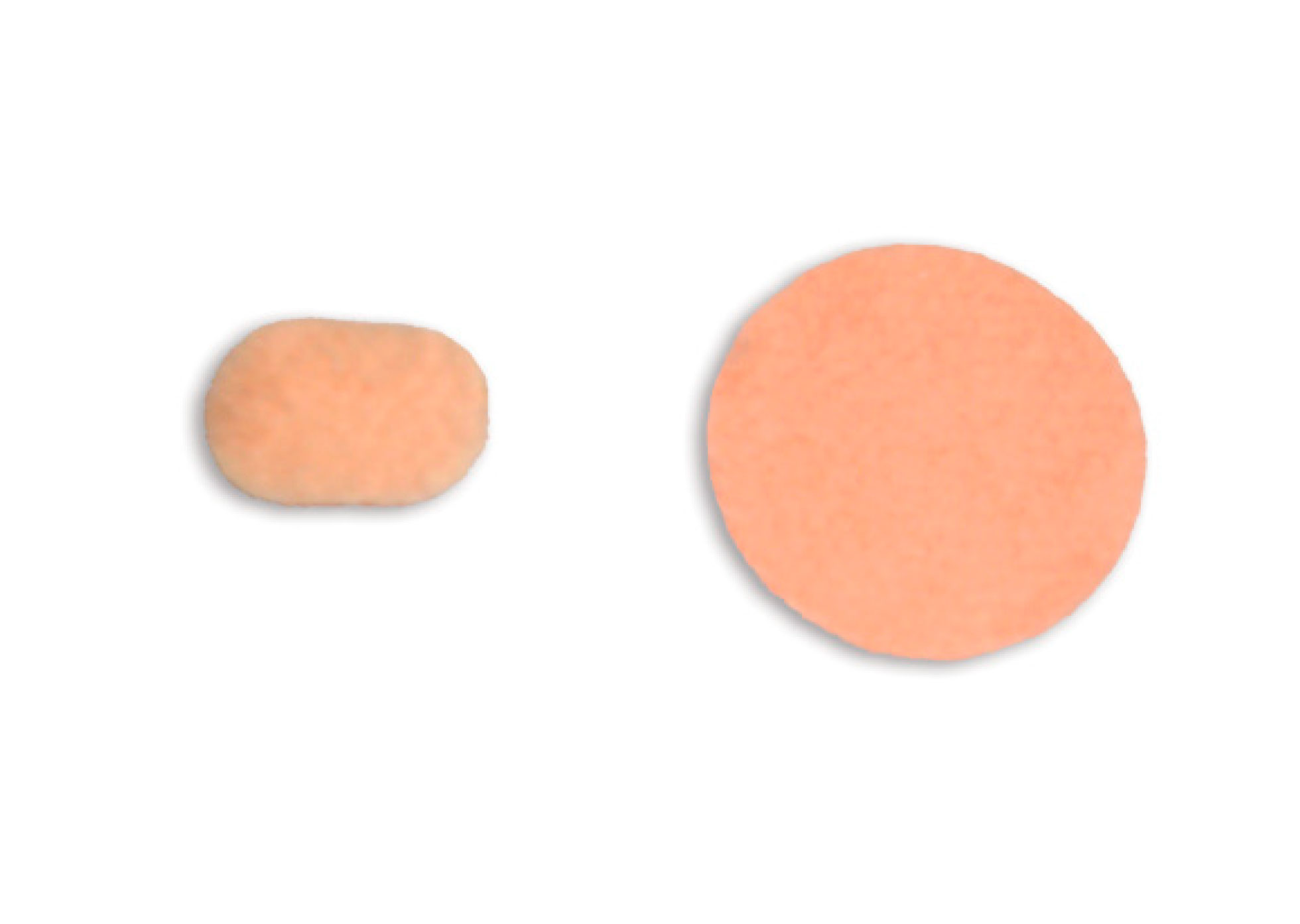 Fleecy Web Pre-Cut Pads - Shape - Oval