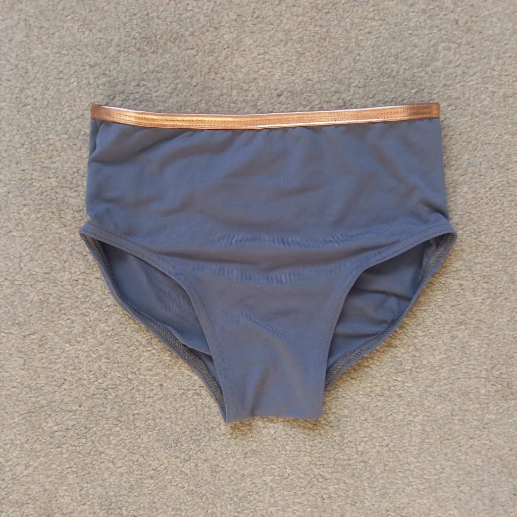 GREY & ROSE GOLD DANCE BRIEFS