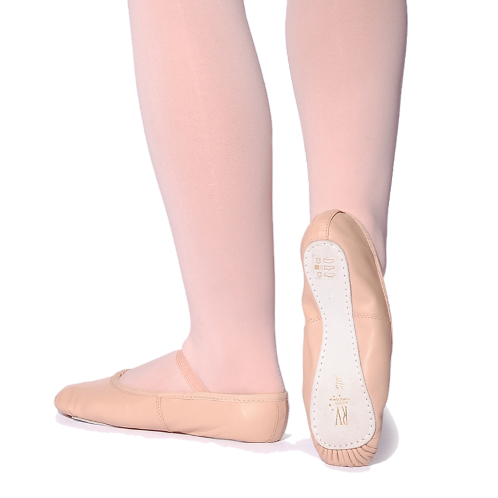 PINK LEATHER OPHELIA BALLET SHOES