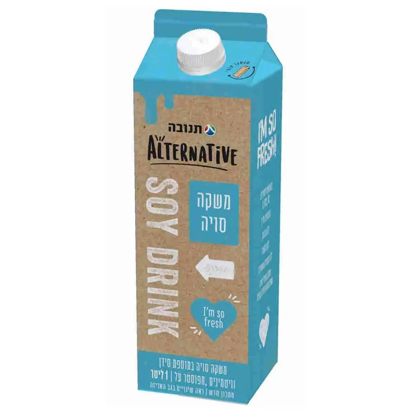משקה סויה מועשר תנובה ALTERNATIVE