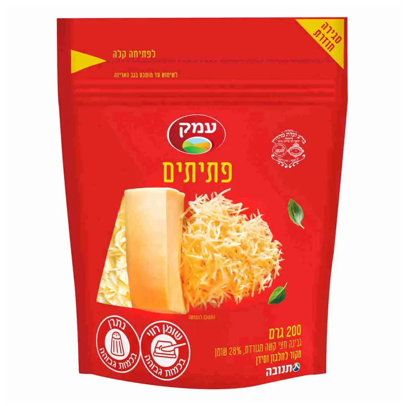 פתיתי עמק 28% שומן, 200 גרם