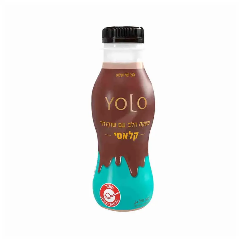 YOLO משקה חלב עם שוקולד קלאסי 340 מ"ל