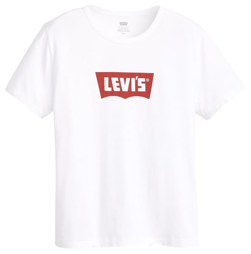 Levi's Para Mujer. A8802-0000 Camiseta Graphic Iconic Blanco (Xs), Casual, AlgodóN, Manga Corta