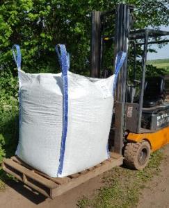 worm manure in 1000 liters big bag