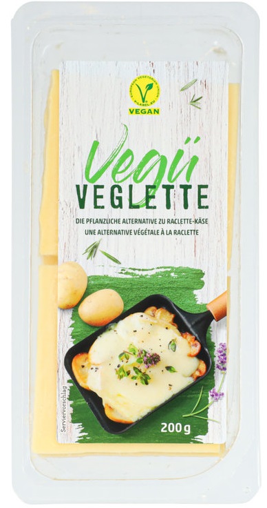 Vegü Cheese Raclette Yay, there's a vegan raclette!
Only cheese can melt? Not with our Vegü Veglette! Try our delicious plant-based alternative that shines with and without raclette seasoning.

A taste experience that will be remembered.