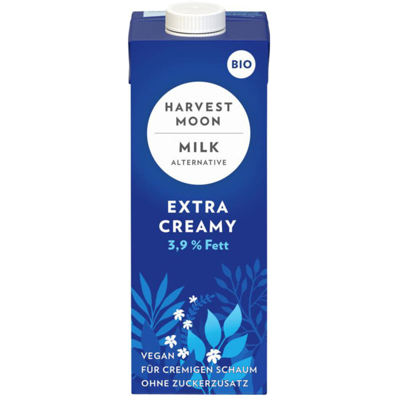 MILK ALTERNATIVE EXTRA CREAMY, 3,9% Tastes like cow's milk - with a subtle difference
This delicious, full-bodied combination of coconut, rice and roasted cashews tastes and foams like cow's milk. It consists only of carefully selected plant-based ingredients from sustainable cultivation. And because sometimes your coffee just deserves an extra shot of pampering, we've made it even creamier.