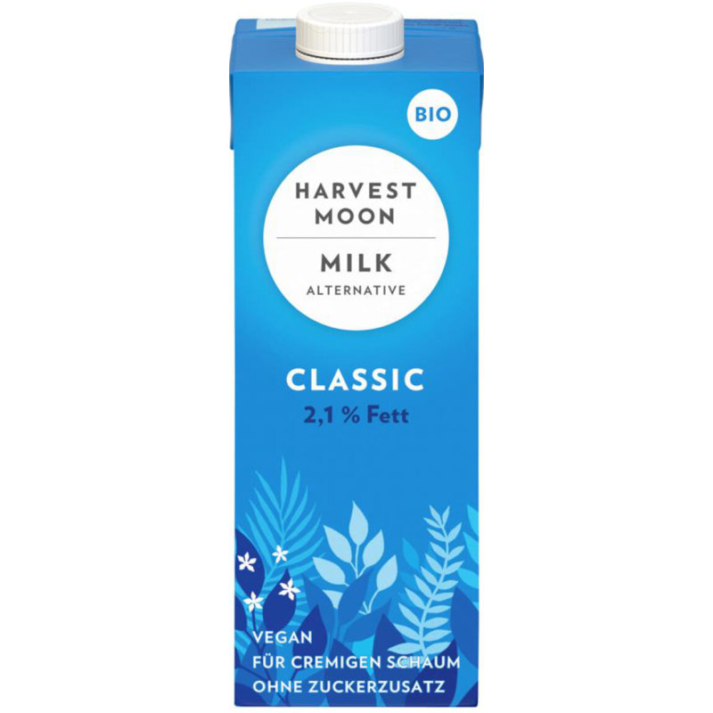 MILK ALTERNATIVE CLASSIC, 2,1% Tastes like cow's milk - with a subtle difference
Are you looking for a plant-based milk alternative that rounds off your coffee harmoniously and makes your muesli even tastier in the morning? Then this combination of creamy coconut, rice and roasted cashews is for you. Our milk alternative tastes and foams like cow's milk, but consists of nothing but the best plant-based ingredients.