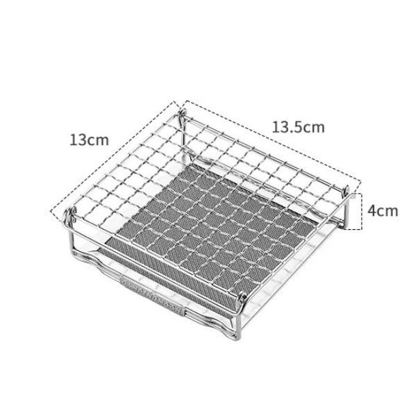 【營伙蟲1472】柯曼不鏽鋼折疊烤網架 Campingmoon 折疊烤肉架 烤吐司架 304不鏽鋼/烤麵包網 烤爐架