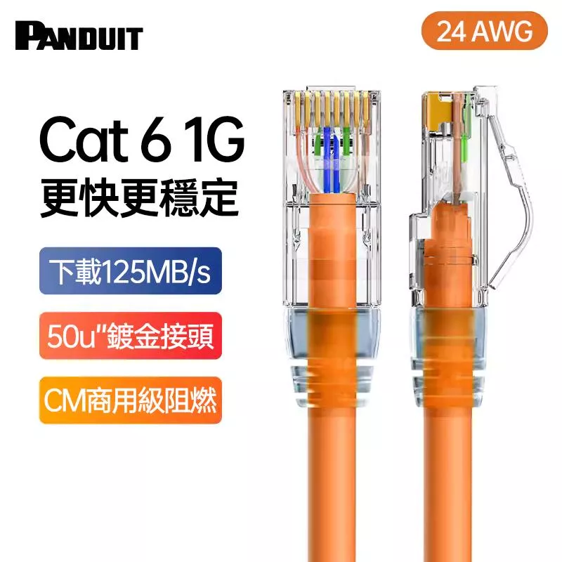 PANDUIT Cat 6 U/UTP 24AWG CM 跳接線 - NK6PC