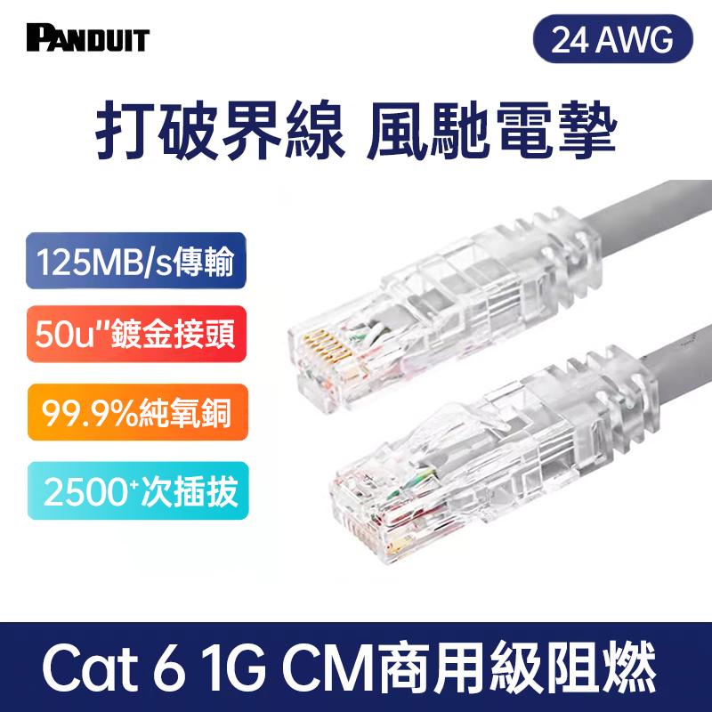 PANDUIT Cat 6 U/UTP 24AWG CM跳接線-UTPSP＊M