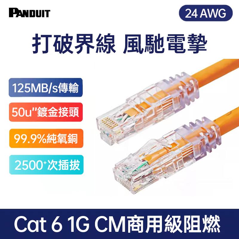 PANDUIT Cat 6 U/UTP 24AWG CM跳接線-UTPSP＊M