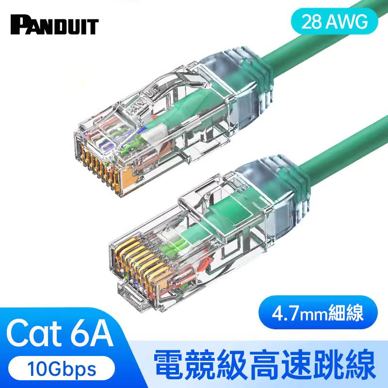 PANDUIT Cat 6A U/UTP 28AWG 極細網路跳接線 - UTP28X(0.2-5公尺）