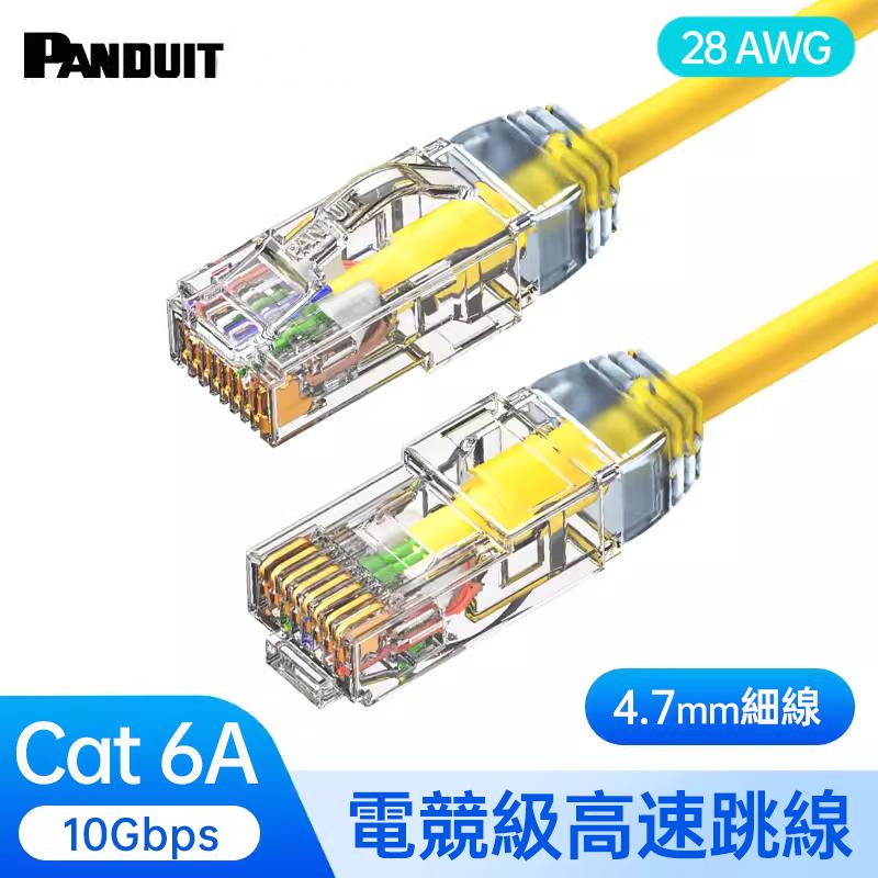 PANDUIT Cat 6A U/UTP 28AWG 極細網路跳接線 - UTP28X(6-35公尺）