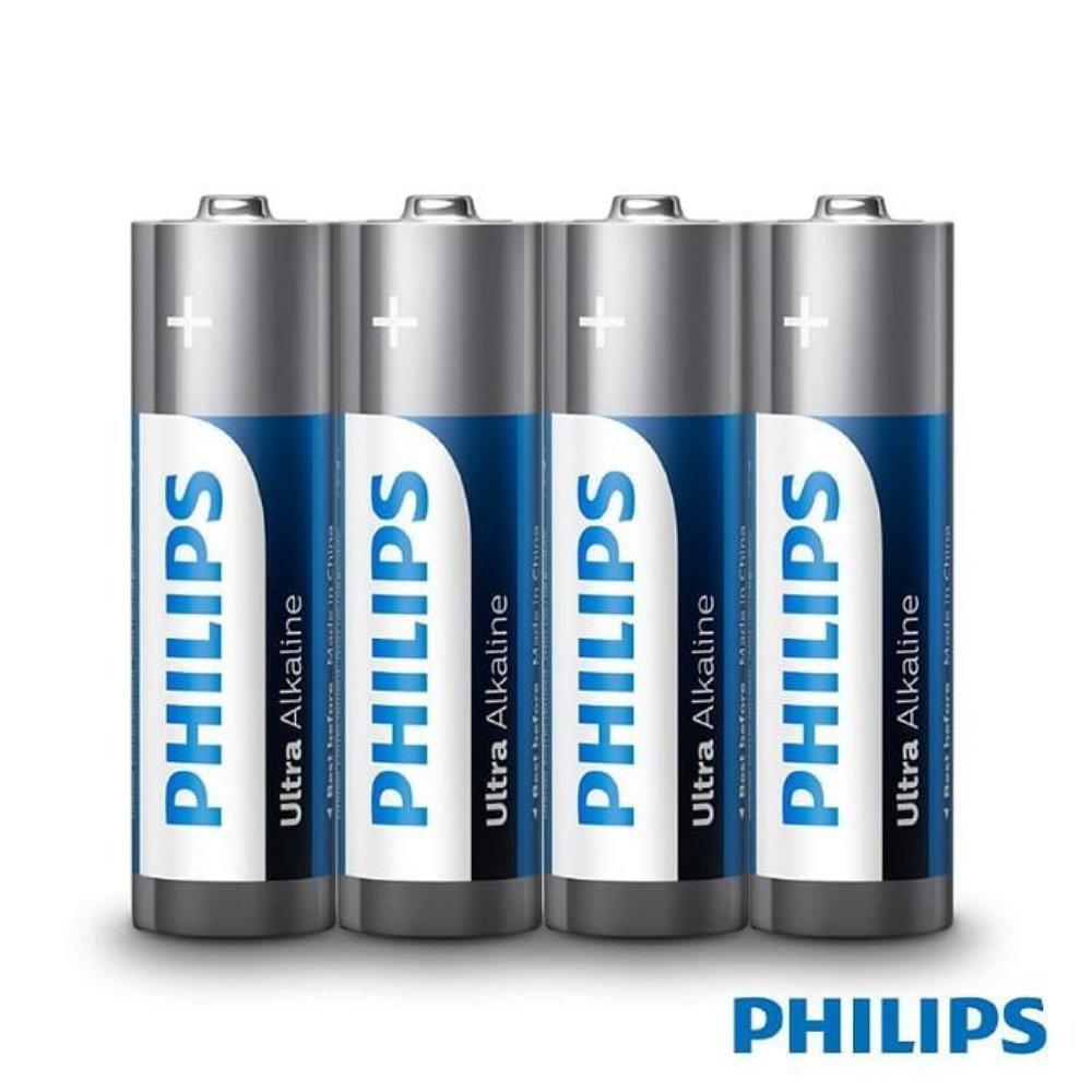 PHILIPS飛利浦 鹼性電池 3號電池 4號電池 符台灣環保規定