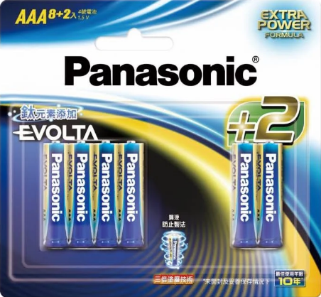 PANASONIC 國際牌 鈦元素 EVOLTA 電池 3號電池 4號電池