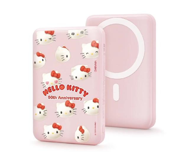 量批∥SANRIO｜Hello Kitty磁吸行動電源 10000mAh  50週年