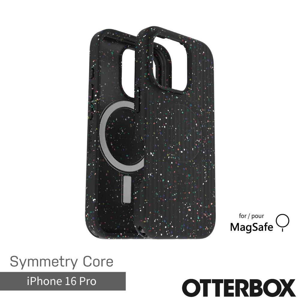 【OtterBox】iPhone 16 Pro 6.3吋 Symmetry Core 炫彩幾何保護殼-午夜黑(支援MagSafe)