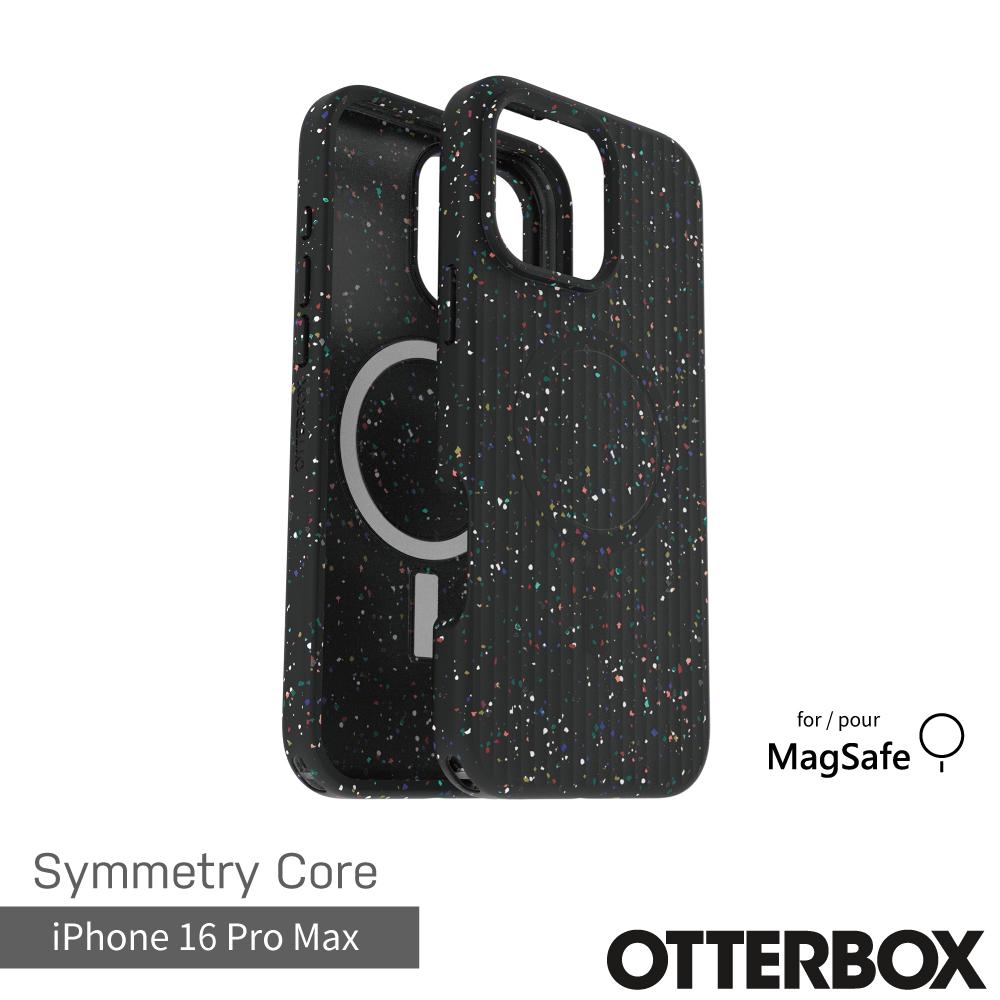 【OtterBox】iPhone 16 Pro Max 6.9吋 Symmetry Core 炫彩幾何保護殼-午夜黑(支援MagSafe)