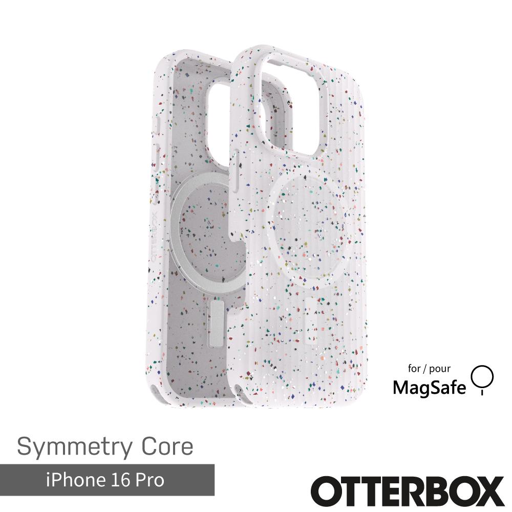 【OtterBox】iPhone 16 Pro 6.3吋 Symmetry Core 炫彩幾何保護殼-星塵白(支援MagSafe)