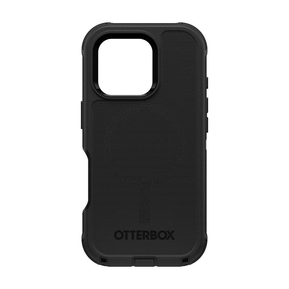 【OtterBox】iPhone 16 Pro 6.3吋 Defender 防禦者系列保護殼-黑(支援MagSafe)