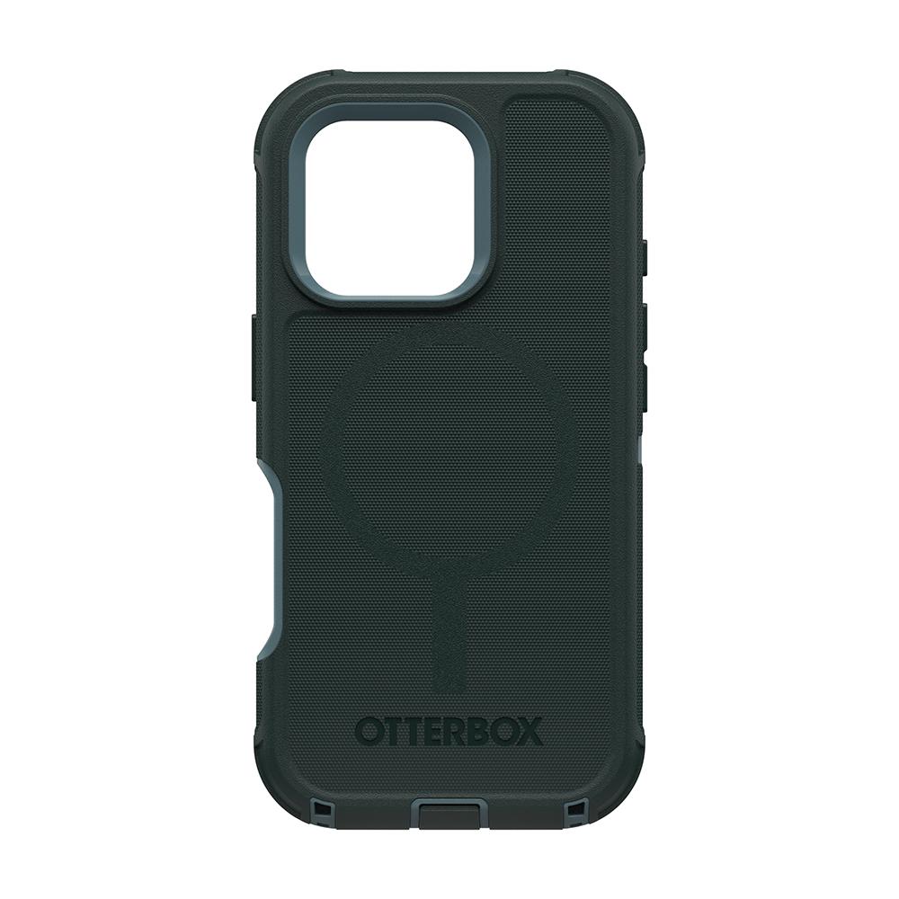 【OtterBox】iPhone 16 Pro 6.3吋 Defender 防禦者系列保護殼-綠(支援MagSafe)