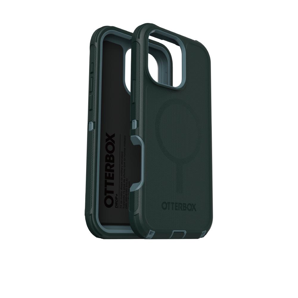 【OtterBox】iPhone 16 Pro Max 6.9吋 Defender 防禦者系列保護殼-綠(支援MagSafe)