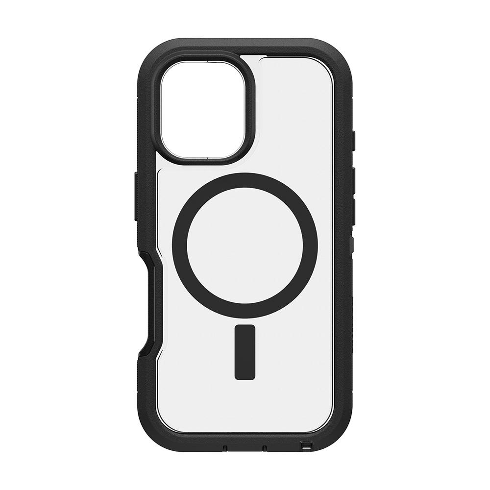 【OtterBox】iPhone 16 6.1吋 Defender XT 防禦者系列保護殼-黑透(支援MagSafe)