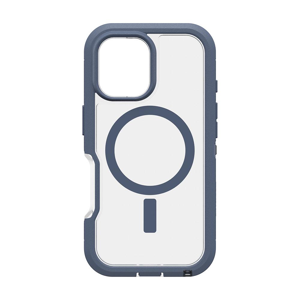 【OtterBox】iPhone 16 6.1吋 Defender XT 防禦者系列保護殼-藍透(支援MagSafe)