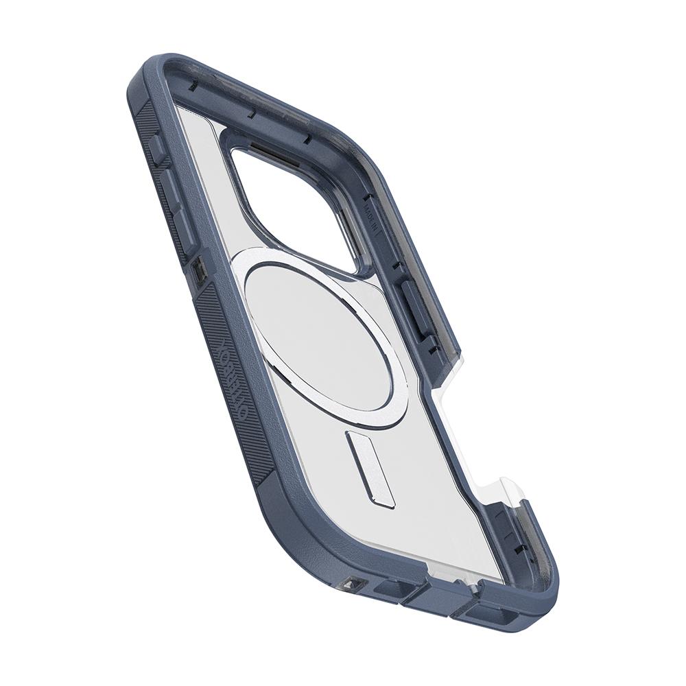 【OtterBox】iPhone 16 Pro 6.3吋 Defender XT 防禦者系列保護殼-藍透(支援MagSafe)