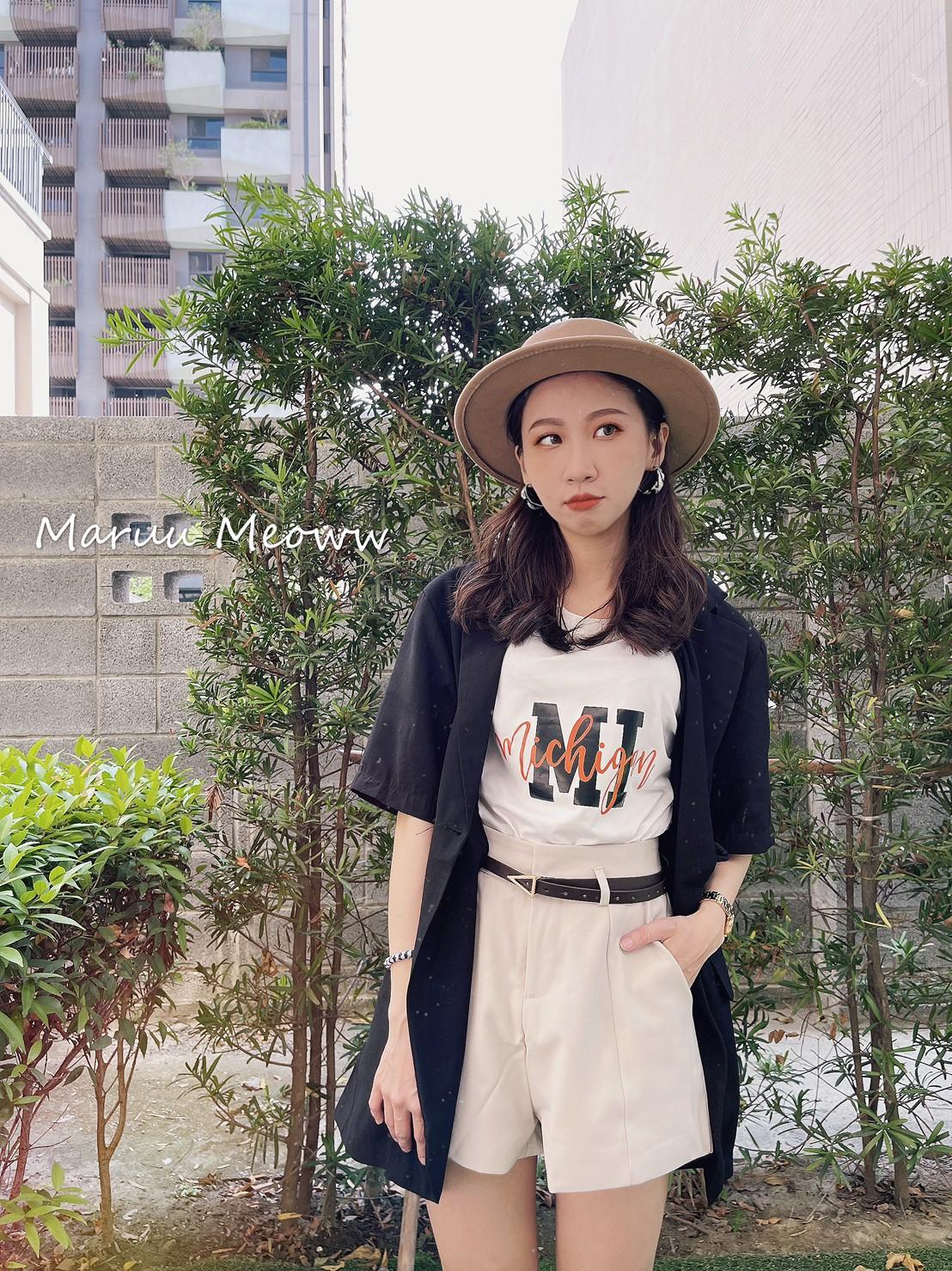 Maruu Meoww⭐️翻領抽繩西裝外