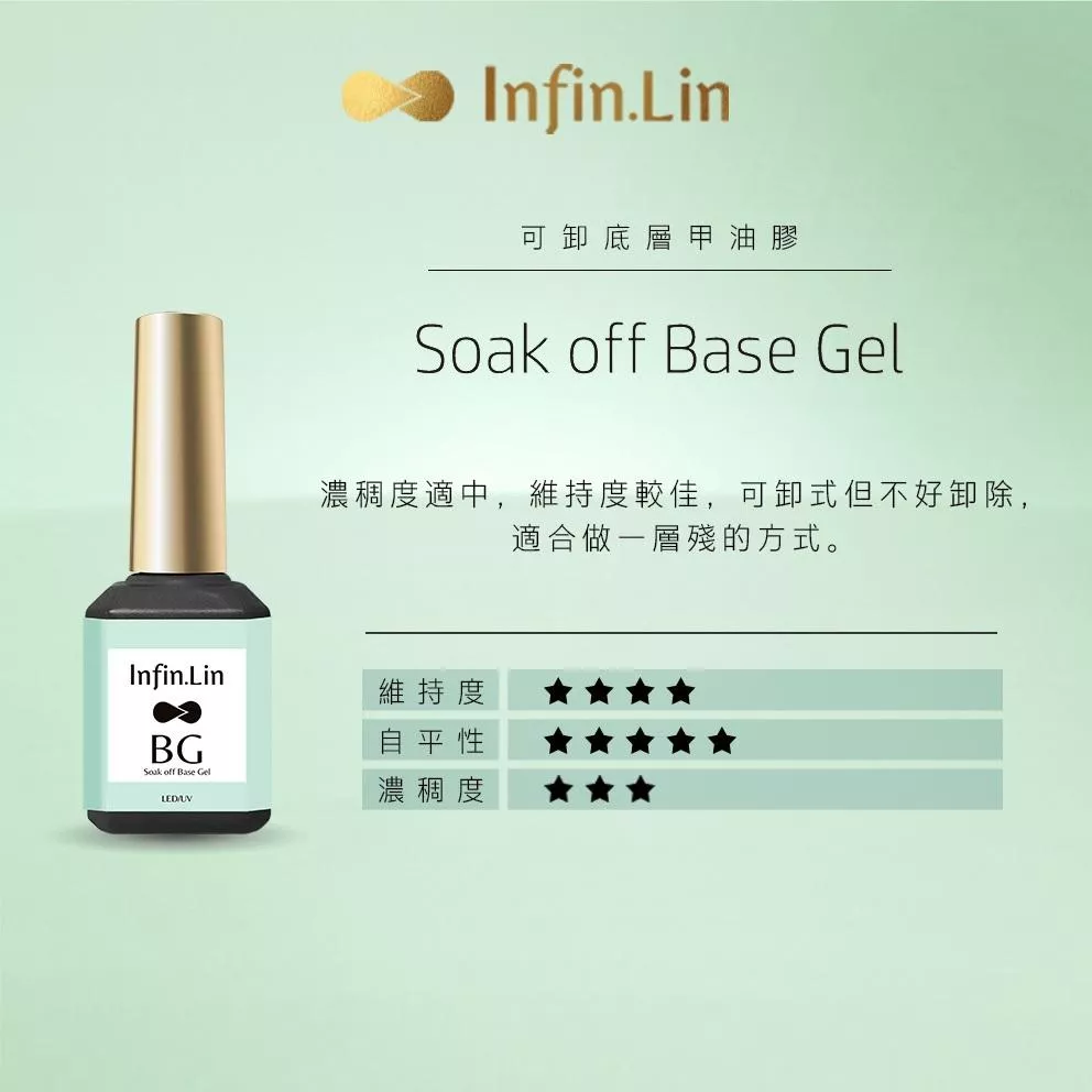 Infin.lin 可卸式底層甲油膠 BG