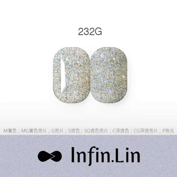 Infin.Lin 彩色甲油膠 碎鑽流星雨系列（色號230G～237G）