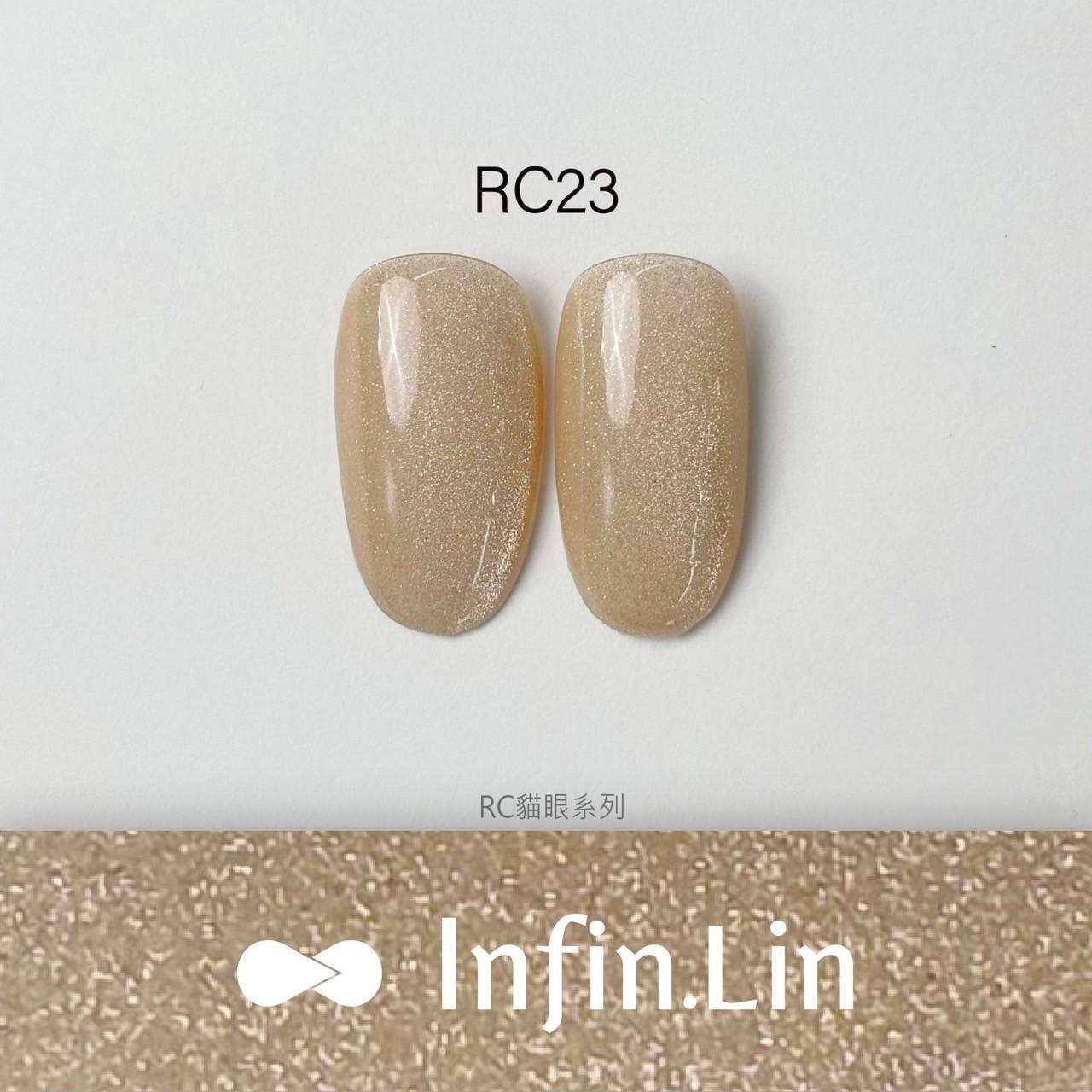 Infin.Lin 彩色甲油膠 花園晶石貓眼系列（色號RC22～RC27）