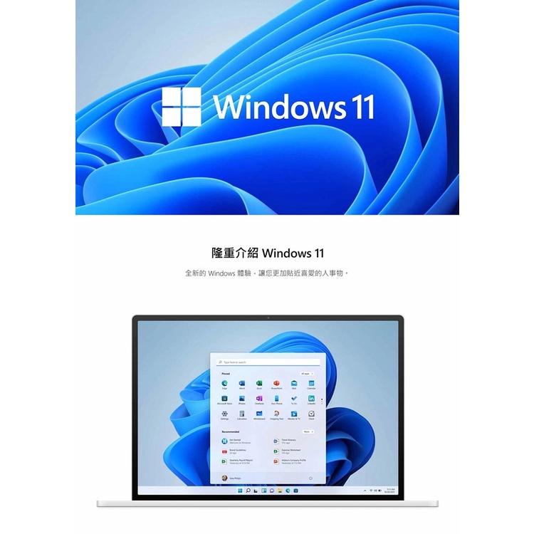 Microsoft 微軟 Windows 11 Home 家用 中文版 隨機版/彩盒版 WIN11/作業系統